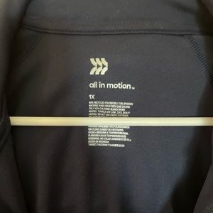 Navy blue windbreaker